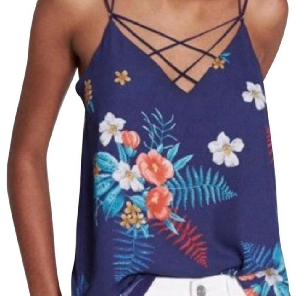 Express Tropical print Cami